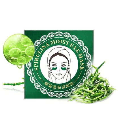 Spirulina Moisturizing Collagen Eye Mask Red Ginseng Repairing Remove Dark Circle Relieving Fatigue